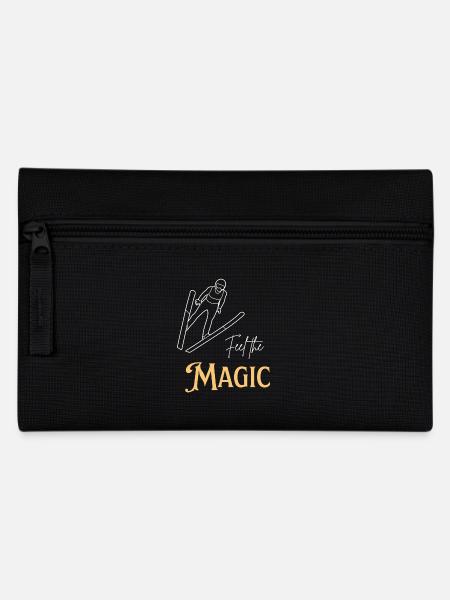Feel the Magic - Ski Jumping - Federtasche - Schwarz