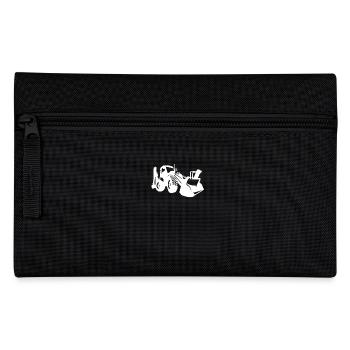 Excavator driver Wheel loader Excavator - Pencil Case - black - Front