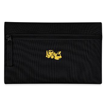 Excavator driver Wheel loader Excavator - Pencil Case - black - Front