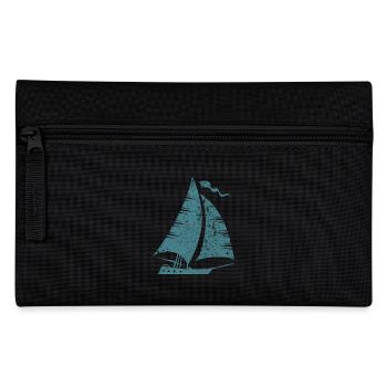 Segelboot Segeln Segler - Federtasche - Schwarz - Vorne