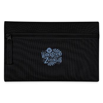 65. Geburtstag Widerstand ist zwecklos - Federtasche - Schwarz - Vorne