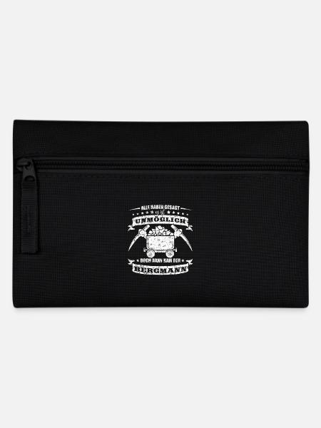 Bergbau Shirt Alle haben gesagt - Federtasche - Schwarz
