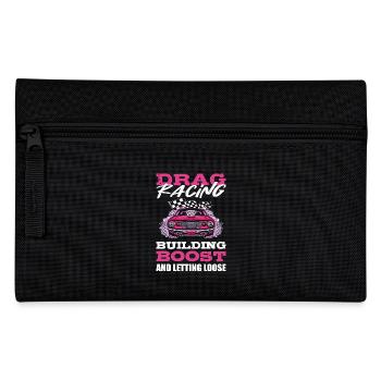 Drag Racing Drag Racer Drag Race Motor Sport - Pencil Case - black - Front