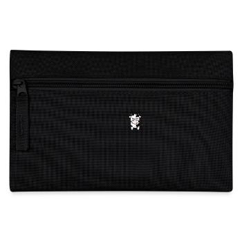 cute cow minimalist pocket design - Pencil Case - black - Front