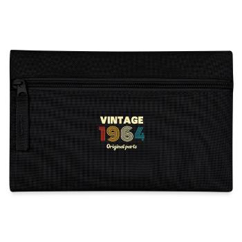 Vintage 1964 Retro Vintage Birthday Gift - Pencil Case - black - Front
