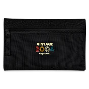 Vintage 2004 Retro 2004 Birthday Gift - Pencil Case - black - Front