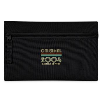 Original 2004 Vintage Retro Anniversary Gift - Pencil Case - black - Front