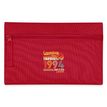 Birthday Gift Born In April 1994 - Pencil Case - red - Front