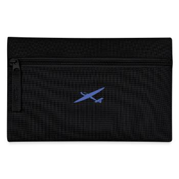Minimalist Glider Pilot Silhouette - Pencil Case - black - Front