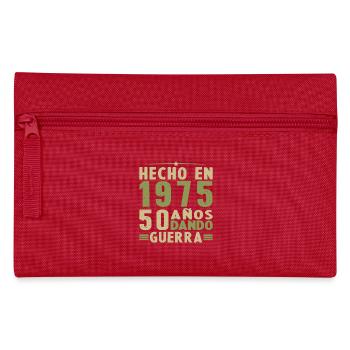 Hecho in 1975 50 Años Regalo de Cumpleaños - Federtasche - Rot - Vorne
