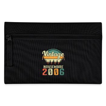 November 2006 Vintage Birthday Gift - Pencil Case - black - Front