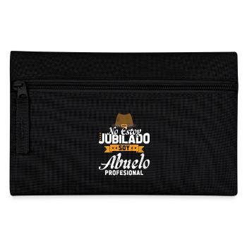 I'm not retired I'm a professional grandfather - Pencil Case - black - Front