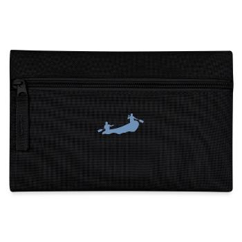 Rafting Silhouette Wildwasser Schlauchboot Fluss - Federtasche - Schwarz - Vorne