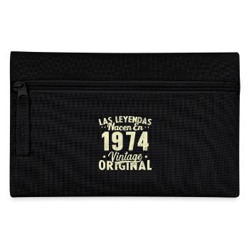 Original 1974 Vinatge Birthday Gift - Pencil Case - black - Front
