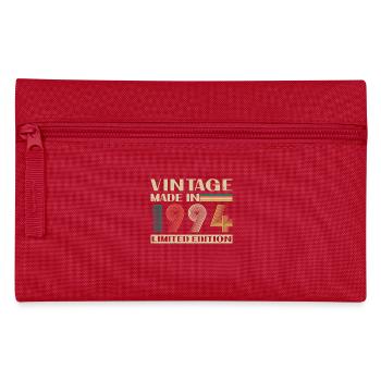 Vinatge 1994 Geburtstagsgeschenk - Federtasche - Rot - Vorne
