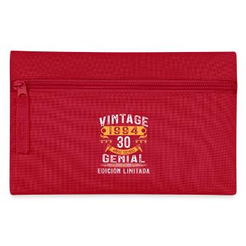 Vinatge 1994 30-Jahres-Geburtstagsgeschenk - Federtasche - Rot - Vorne