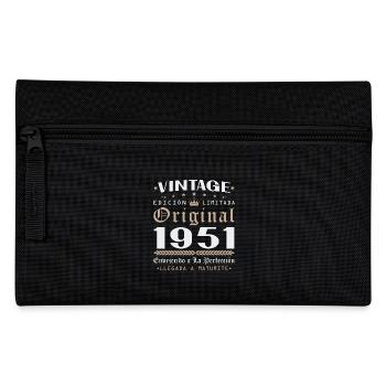 Cadeau d'anniversaire Vinatge 1951 - Trousse - noir - Devant