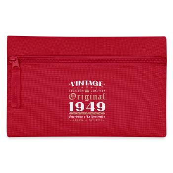 Vinatge 1949 Geburtstagsgeschenk - Federtasche - Rot - Vorne