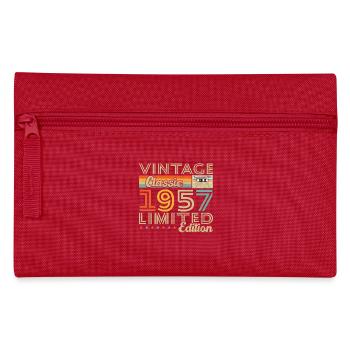Vinatge 1957 Geburtstagsgeschenk - Federtasche - Rot - Vorne