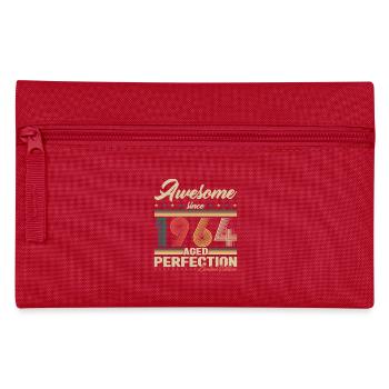 1964 Vintage Retro Geburtstagsgeschenk - Federtasche - Rot - Vorne