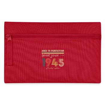Ausgezeichnet seit 1945 Vintage Geburtstagsgeschenk - Federtasche - Rot - Vorne