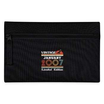 Janvier 2007 18e Anniversaire Cadeau Vintage - Trousse - noir - Devant