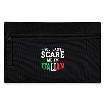 Italian Italy Funny Saying Gift Idea - Pencil Case - black - Front