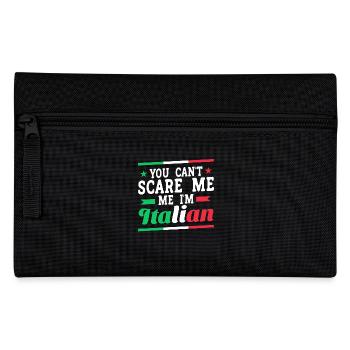 Italian Italy Funny Saying Gift Idea - Pencil Case - black - Front