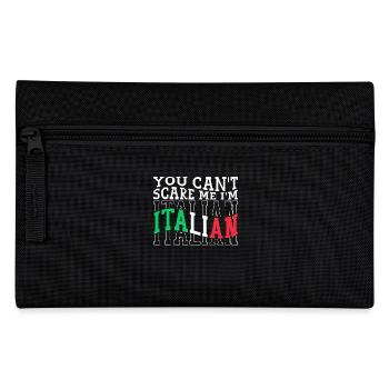 Italian Italy Funny Saying Gift Idea - Pencil Case - black - Front