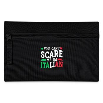 Italian Italy Funny Saying Gift Idea - Pencil Case - black - Front