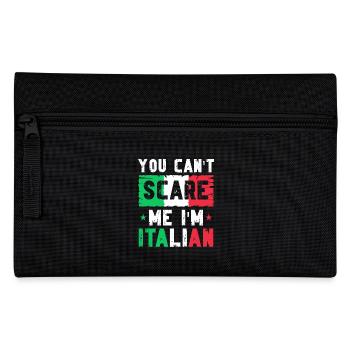 Italian Italy Funny Saying Gift Idea - Pencil Case - black - Front
