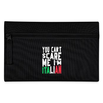 Italian Italy Funny Saying Gift Idea - Pencil Case - black - Front