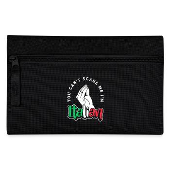 Italian Italy Funny Saying Gift Idea - Pencil Case - black - Front