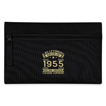 The Legends are born in 1955 Vintage 70th Birthday - Pencil Case - black - Front