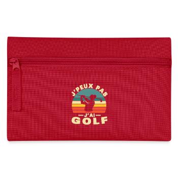 I can't I have Golf Humor gift - Pencil Case - red - Front