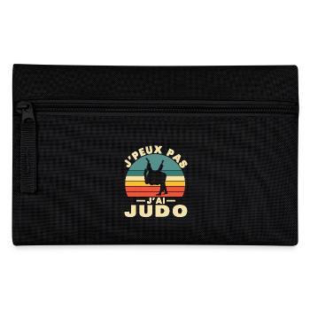 I Can't I Have Judo Humor Gift - Pencil Case - black - Front