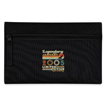 Cadeau D'anniversaire Nées En Janvier 2005 - Trousse - noir - Devant
