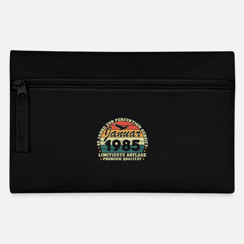 40 Jahre Geburtstag Geboren Im Januar 1985 - Federtasche - Schwarz