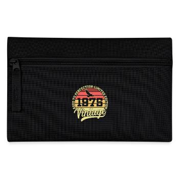 Vintage 1975 Cadeau Anniversaire Née en 1975 - Trousse - noir - Devant