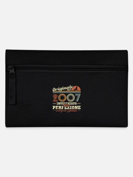 Original 2007 Retro Geburtstagsgeschenk - Federtasche - Schwarz