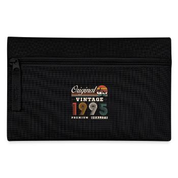 Original 1995 Vintage Retro Geburtstagsgeschenk - Federtasche - Schwarz - Vorne
