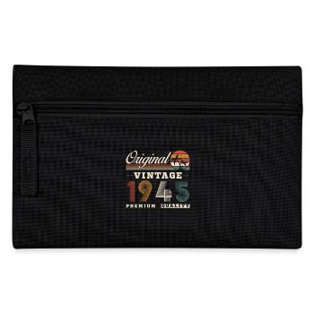 Original 1945 Vintage Retro Birthday Gift - Pencil Case - black - Front
