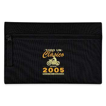 Biker A Classic Born In 2005 - Pencil Case - black - Front