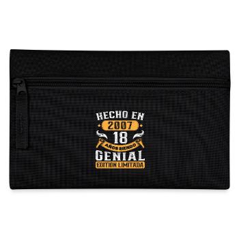 18 Jahre 2007 Vintage Geburtstagsgeschenk - Federtasche - Schwarz - Vorne