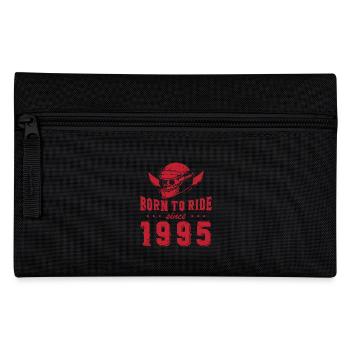 Born to ride since 1995 - Pencil Case - black - Front