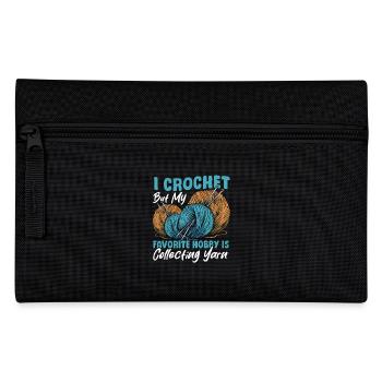 Crochet Crochet Knitting Yarn Crochet - Pencil Case - black - Front