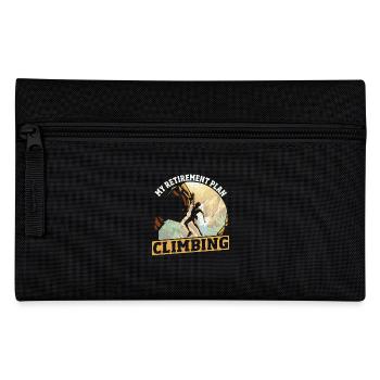 Wall climbers Rock climbing Retirement provision Climbing - Pencil Case - black - Front