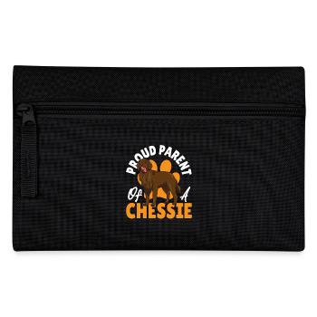 Chessie Jagdhund Chesapeake Bay Retriever - Federtasche - Schwarz - Vorne