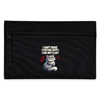 Chat Bonne Saint-Valentin Anniversaire Chat Personne - Trousse - noir - Devant