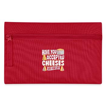 Parmesan Gouda Fromage inclus dans sa vie - Trousse - rouge - Devant